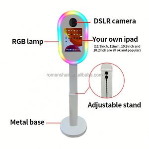 Support de <span class=keywords><strong>selfie</strong></span> détachable personnalisable en métal ovale pour photomaton - Étui de voyage pour impression instantanée SLR pour mariage et fête - Product Image 6
