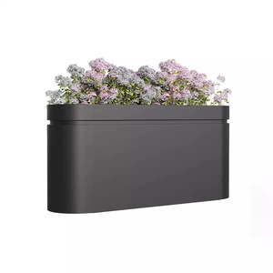 Grand pot <span class=keywords><strong>de</strong></span> <span class=keywords><strong>fleurs</strong></span> <span class=keywords><strong>rectangulaire</strong></span> <span class=keywords><strong>en</strong></span> <span class=keywords><strong>fibre</strong></span> <span class=keywords><strong>de</strong></span> <span class=keywords><strong>verre</strong></span>, jardinière d'extérieur <span class=keywords><strong>en</strong></span> ciment, pot <span class=keywords><strong>de</strong></span> <span class=keywords><strong>fleurs</strong></span> irrégulier <span class=keywords><strong>en</strong></span> acier inoxydable pour jardinière - Product Image 1