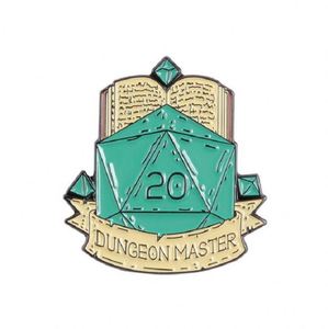 Épingles en alliage métallique plaqué sur mesure Dungeons and Dragons, badges en émail dorés - Product Image 6