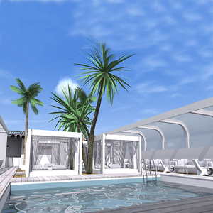 Bar à eau de luxe, plateforme flottante de loisirs, <span class=keywords><strong>Restaurant</strong></span>, Bar flottant, Villa Mobile, îlots préfabriqués, château d'eau, maison - Product Image 1