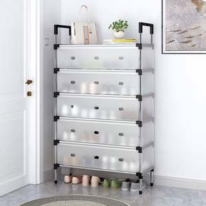 Wholesale 7-Layer Metal <b>Shoe</b> <b>Rack</b> With Dustproof Cover <b>Shoe</b> Storage <b>Rack</b> <b>Shoe</b> <b>Rack</b> Stand for Closet,Entryway,Living Room - Product Image 2