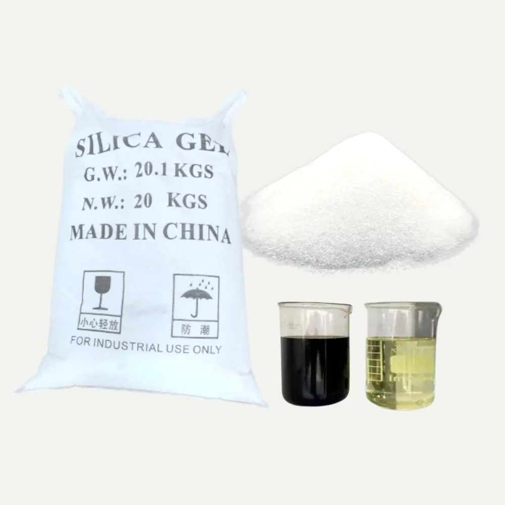 Produsen gel silika kemurnian tinggi buatan Tiongkok untuk agen dekolisasi diesel daur ulang