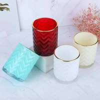 21oz 630ml Grosir Stoples Kaca Tebal Mewah Kosong untuk Pembuatan Lilin Stoples Kaca Tempat Lilin untuk Dekorasi Rumah dan Pernikahan