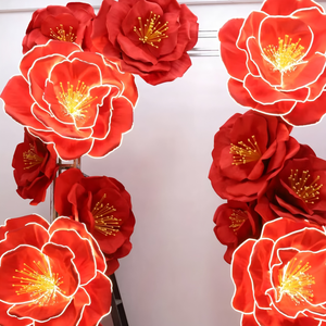 घर में शादी की पार्टी सजावट के लिए विशाल कृत्रिम फूल - Product Image 4