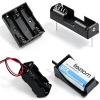 Support de batterie à trou traversant pour PCB CR123A / 16340 / 17335 / LIR123A, 1 ou 2 cellules, prise pour batterie au lithium 3V