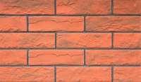 Revêtement mural en briques de culture flexibles ultra-minces, texture 3D, couleur orange brûlé, pour revêtement de façade extérieur et intérieur, usine OEM