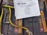 Engin de forage rotatif hydraulique sur chenilles d'occasion, profondeur 600m, tour de 7,5m, avec boîte de vitesses, moteur diesel, pompe, moteur à économie d'énergie et roulement