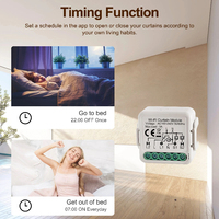 OURTOP WiFi Rideau Module Time Switch Tuya WiFi Smart Module Alexa Google Commutateurs sans fil
