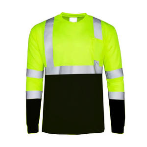 Оптовая цена, безопасный жилет ANSI Class 2 EN ISO Class 2 с высокой видимостью, светоотражающие полосы, дышащие - Product Image 2