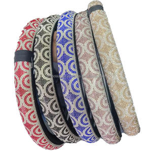 Housse de volant de voiture de luxe en caoutchouc PVC souple sur mesure avec usine de style de conception sportive personnalisée - Product Image 3