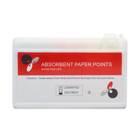 Pointes en papier pour canal radiculaire dentaire, pointes en gutta-percha pour endodontie, pointes en fibre de coton