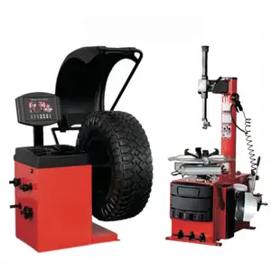 ECO Factory Price for Full Automatic Tire Changer & Tire Balancer Combo Swing Arm Tyre Changing Wheel Balancing Machine