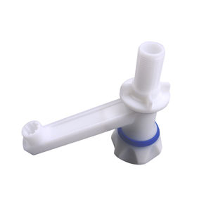 Fabricant professionnel de robinets en plastique en Chine, robinet d'eau blanc en PP pour cuisine, économique, DN15 1/2" - Product Image 6