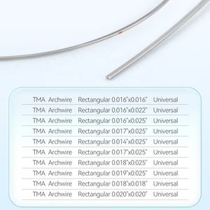 Fili dentari espansi in lega di Tma-titanio molibdeno forma rettangolare fili arco ortodontico - Product Image 2
