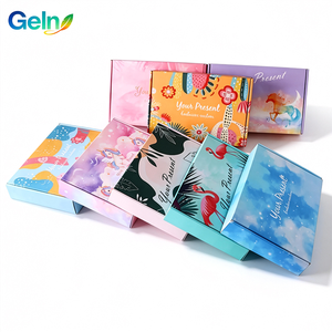 Boîte pliable de luxe avec logo personnalisé, boîte cadeau en papier ondulé de qualité supérieure pour les marques de beauté - Product Image 2