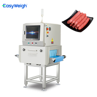 Machine d'inspection aux rayons X pour la viande de poulet, de porc, de bœuf, de volaille et les saucisses, marque Easyweigh, protection IP66, garantie de 3 ans