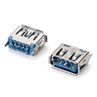 Conector de Cable USB 2.0 Tipo C Macho y Hembra, Impermeable IP68, Micro SMD, Carcasa de Latón con Tornillo, Contactos de Bronce Fosforoso