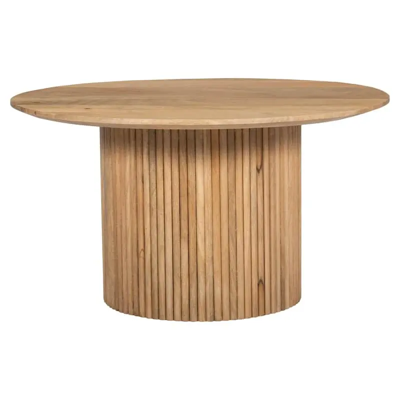 Diseño caliente Muebles modernos para el hogar Mesa de sala de estar Mesa de centro de disco de mesa de madera de estilo simple moderno