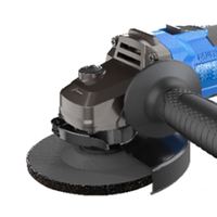 Meuleuse d'angle sans fil OEM 40V sans balais 125/115 mm avec interrupteur coulissant, freinage à tête plate, 3000-8500 tr/min, meuleuse d'angle sans balais