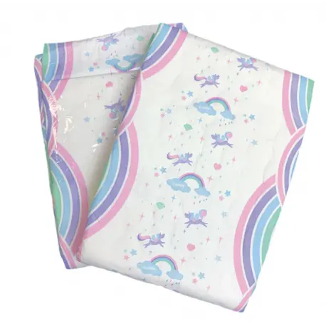 Miếng Dán Tã Cho Người Lớn Giá Rẻ Miếng Dán Tã ABDL Nhiều Màu Với PE OEM Nhãn Hiệu Bán Buôn Dùng Một Lần Bằng Cotton In 3D Chống Rò Rỉ Kênh