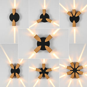 KAIFAN Modern Home 2w 3w 4w <span class=keywords><strong>5w</strong></span> 6w 8w Lampes murales LED étanches pour extérieur, jardin et clôture, éclairage haut et bas - Product Image 3