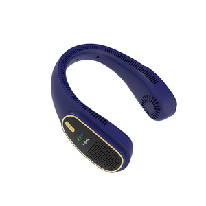 Nouveau <span class=keywords><strong>ventilateur</strong></span> sans balais à ions négatifs, à porter autour du cou, rechargeable par USB, <span class=keywords><strong>purificateur</strong></span> d'air sans pales, réfrigération, autonomie de 3 à 6 heures, pour le sport - Product Image 5