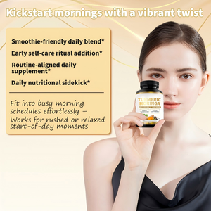 Органический куркумин, порошок из листьев моринги, экстракт черного перца, капсулы с куркумином, добавка для поддержки суставов - Product Image 5