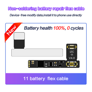 Câble flexible I2C Softchip pour boost de <span class=keywords><strong>batterie</strong></span>, conception réversible, élimine l'erreur de <span class=keywords><strong>batterie</strong></span>, restaure la santé à 100%, temps de cycle 0 pour téléphone portable - Product Image 4
