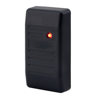 Lecteur de cartes de contrôle d'accès étanche RFID 125kHz Wiegand 26~37 Communication RS485/RS232/TTL Matériau ABS