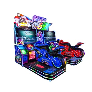 เครื่องเล่นเกมหยอดเหรียญแบบอาร์เคด เกมแข่งรถมอเตอร์ไซค์ อุปกรณ์บันเทิงอาร์เคด - Product Image 1