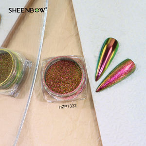 Pigmento Multicromatico Sheenbow Effetto Specchio Pigmento Satinato Duocromatico Polvere per Unghie in Gel - Product Image 2