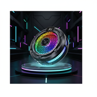 Radiateur de refroidissement pour téléphone F47, portable, avec éclairage RGB, affichage numérique, refroidisseur de téléphone portable pour le jeu