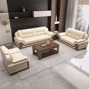 Moderne einfache Büro Sofa Set Stoff bezug Business Wohnzimmer Hotel VIP Empfang Büro Empfangs möbel - Product Image 3