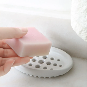 Caja de drenaje de jabón para baño, filtro de silicona, suministros de baño, productos para el hogar, práctico y conveniente, cepillo para lavandería, bandeja para jabones - Product Image 2