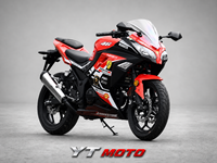 Moto sportive à essence Kawasaki Ninja 200CC d'occasion en provenance du Jiangsu avec une vitesse maximale de plus de 120 km/h