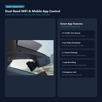Kamera Dasbor Tersembunyi untuk Volkswagen Tiguan L Series 4K 2K Sudut Lebar Dual Band WiFi 4G LTE Dash Cam