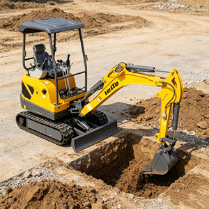 Mini Excavadora LEITE de 1.8 Toneladas con Motor y Sistema Hidráulico Completo para Uso Doméstico y de Construcción, Envío Gratis - Product Image 2