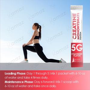 Amaz Private Label Pure Créatine Monohydrate Poudre Supplément protéiné pour le renforcement musculaire pour une meilleure force et une meilleure performance - Product Image 4