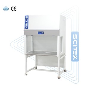 Gabinete de Flujo Laminar Vertical SCITEK, Superficie de Trabajo de 750 mm de Altura, Filtro HEPA, Puerta Corredera Frontal, Lámpara UV con Bloqueo, Acero Inoxidable - Product Image 3