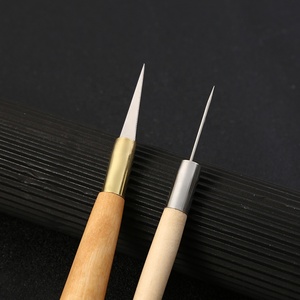 Professionnel 6 pièces bricolage Art <span class=keywords><strong>argile</strong></span> poterie ensemble d'outils artisanat <span class=keywords><strong>argile</strong></span> sculpture outils enveloppe Cutter ensembles d'outils Sculpture couteau - Product Image 6