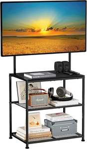 Moderno Soporte de <span class=keywords><strong>TV</strong></span> de Madera para Pantallas de 23-50 <span class=keywords><strong>Pulgadas</strong></span>, con Estantes de Almacenamiento para Sala de Estar, Dormitorio, Hotel, Comedor, Multiusos y Ajustable - Product Image 5