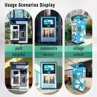 Máquina expendedora de autoservicio 24h para rellenado de líquidos al por mayor con SDK UVend, sanitización por luz y monitoreo remoto para detergente y champú