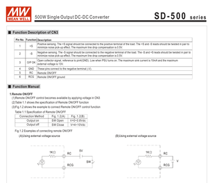 Convertidores CC/CC Mean Well SD-500H-48, Montaje en Chasis, Carcasa de Aluminio, 72-144 V de Entrada, 48 V de Salida, 504 W, 10.5 A, Fuente de Alimentación para Iluminación LED - Product Image 6