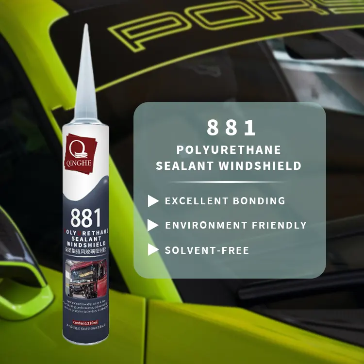 MH881 PU sealant 310ml automotive auto car glass windshield waterproof pu polyurethane adhesives sealant for vehicle windows