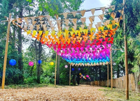 Guirlande de fanions de carnaval triangulaires en gros