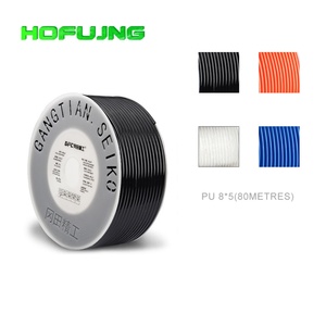 Tuyau flexible transparent bleu-orange haute pression et haute température pour compresseur d'air, raccords industriels en polyuréthane pneumatique - Product Image 3