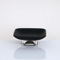 Porte-savon et distributeur de savon en verre sur mesure, couleur et contour personnalisés, finition mate, accessoire de table de toilette en verre