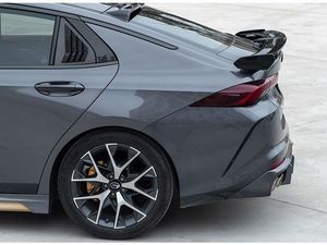 ABS M Style Polished Rear Bumper Tail <strong>Spoiler</strong> Double Deck Wing Bodykit Car Accessories - Product Image 1