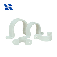 Collier de serrage en U en PVC durable pour conduites électriques et tuyaux de plomberie