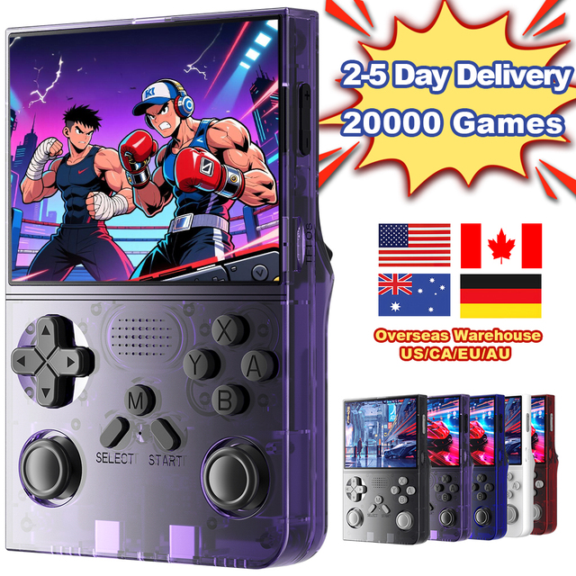 Free Shipping Retro Handheld Game Console Linux Handheld Pocket Video Games Player Drop Shipping Handheld Retro Game Console